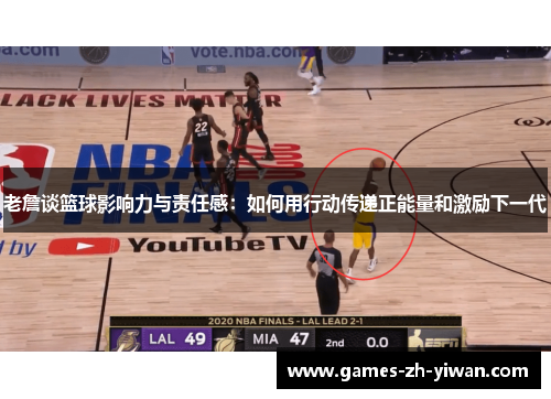 老詹谈篮球影响力与责任感:如何用行动传递正能量和激励下一代 老詹谈篮球影响力与责任感:如何用行动传递正能量和激励下一代