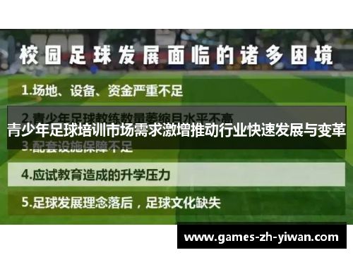 青少年足球培训市场需求激增推动行业快速发展与变革