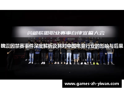 魏震因禁赛事件深度解析及其对中国电竞行业的影响与后果
